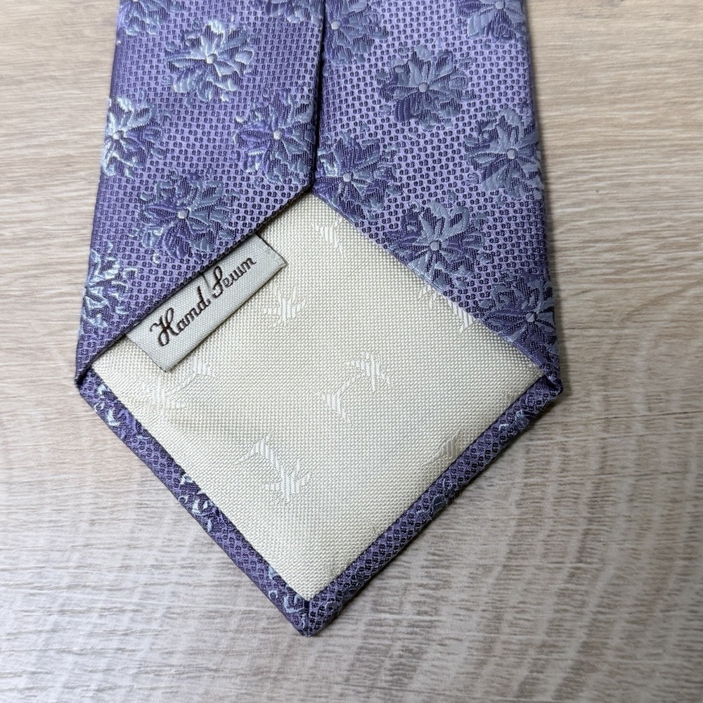 Tommy Bahama Purple Floral Designer Neck Tie Mens Classic Island Style Corpcore - Picture 5 of 13